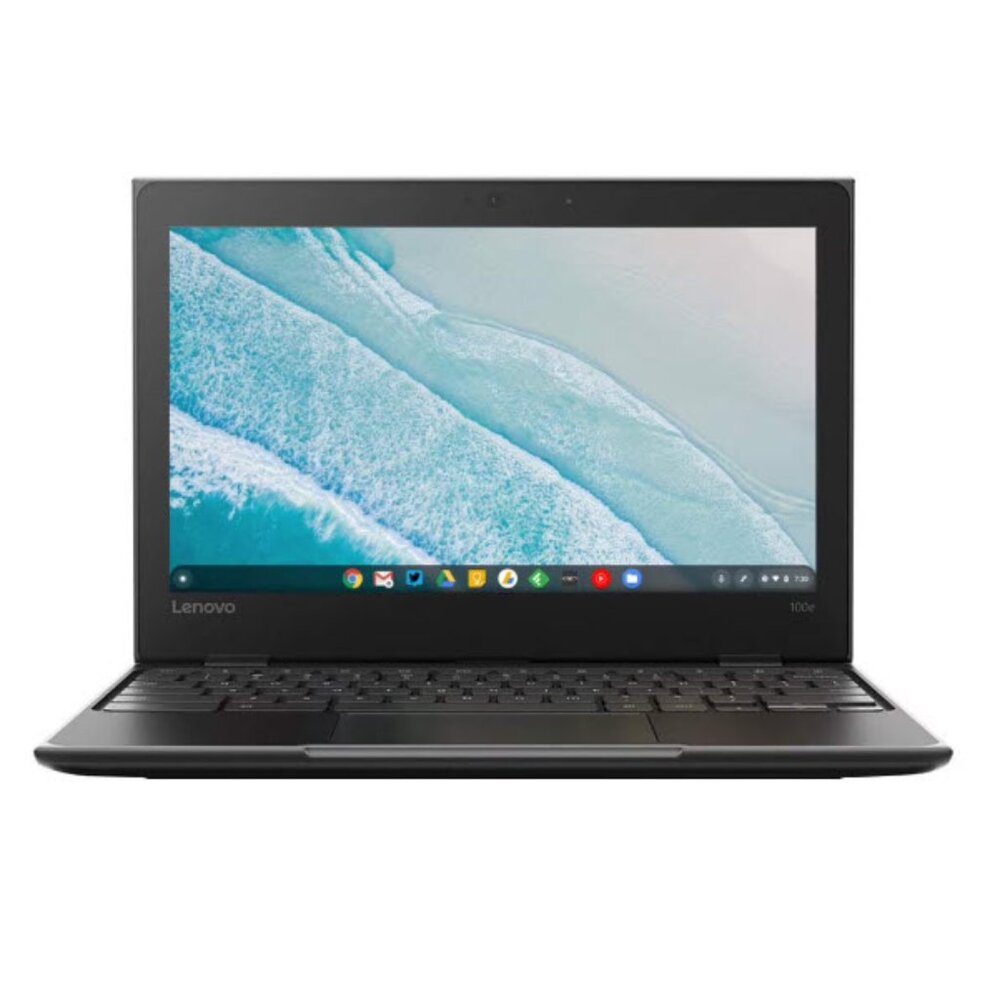 Pre-Owned Lenovo 100e Chromebook (2nd Gen) MTK 81QB Business Laptop, 11.6" HD